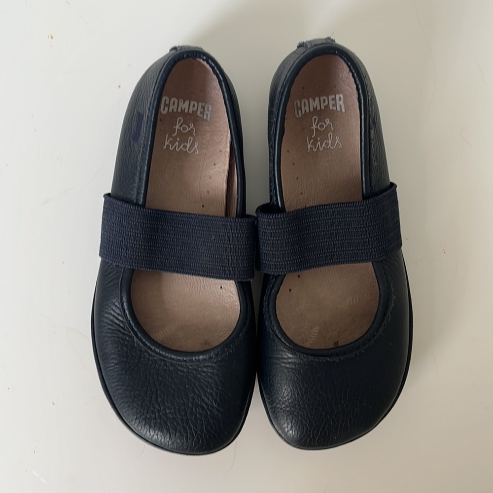 Ballerina flats, camper shoes, Girls size 28, EUC